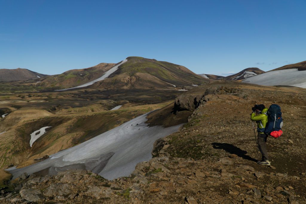 Les randonnées, une, activité d'été en Islande