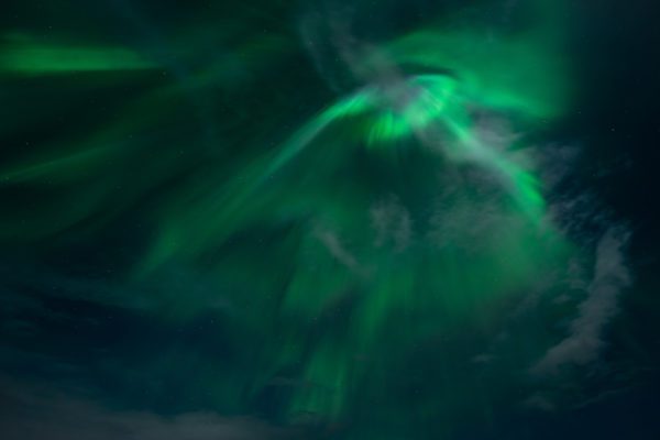 Aurores boréales en Islande