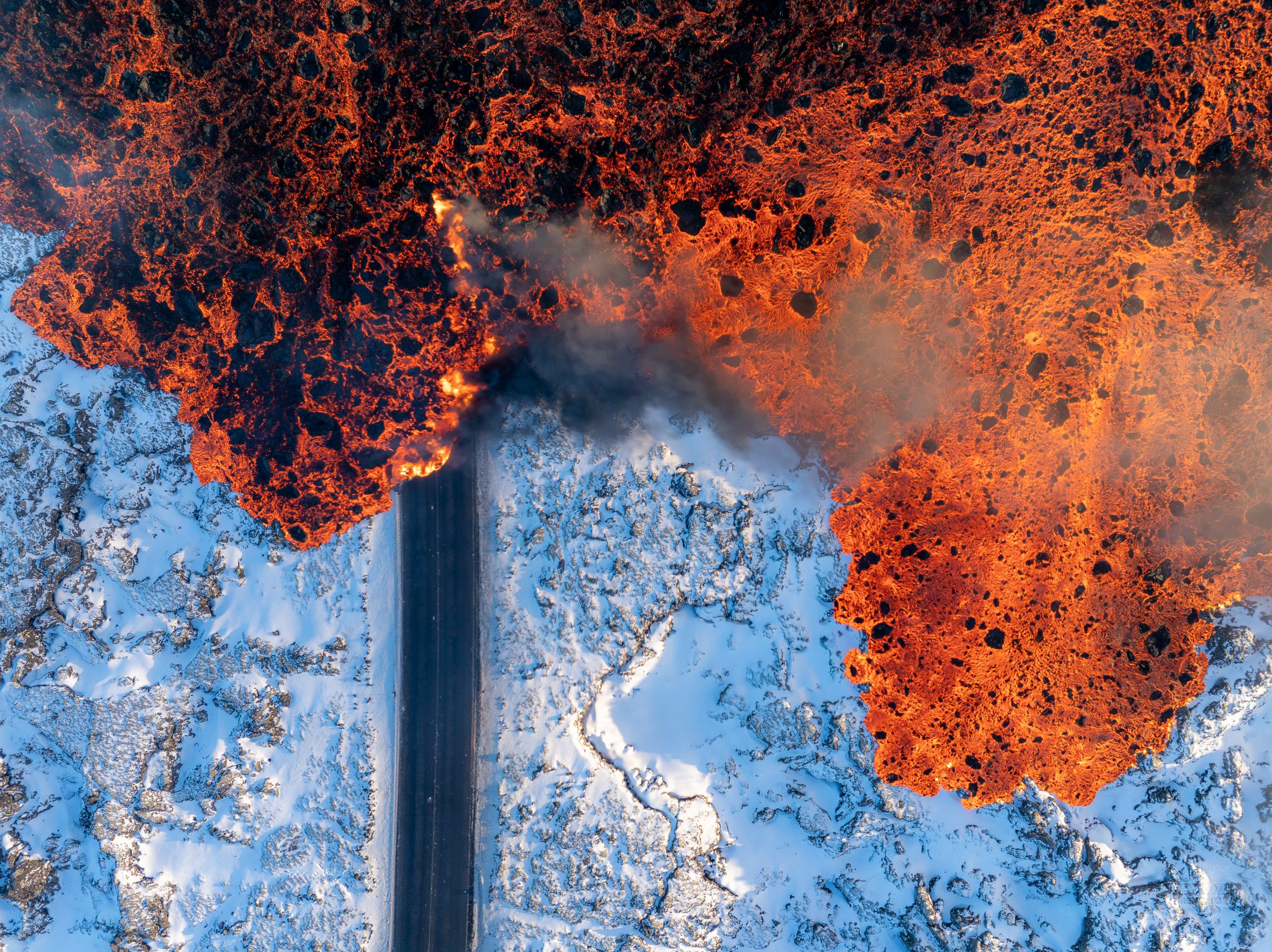 Reykjanes | Éruption Sundhnúkagígaröðin | Février 2024