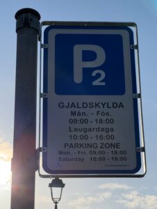 Parkings payants Islande